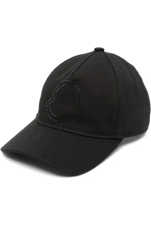 Moncler Gabardine-Baseballkappe mit Nieten-Logo
