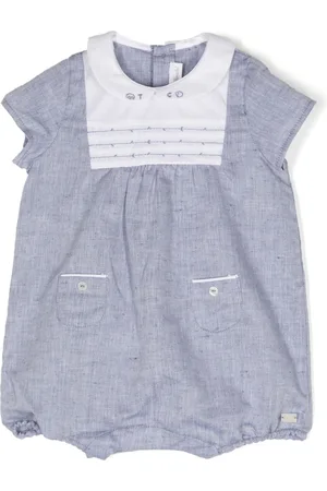 Tartine Et Chocolat Chambray-Body mit Bubikragen
