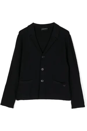 Emporio Armani Blazer mit Waffelstrick-Muster