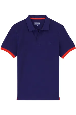 Vilebrequin Besticktes Poloshirt aus Bio-Baumwolle