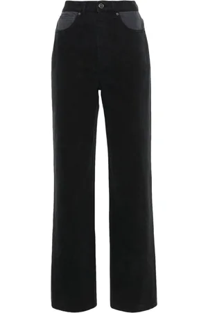 ROTATE Zweifarbige Tapered-Jeans