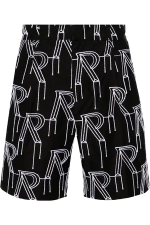 Represent Klassische Shorts mit Initialen-Stickerei