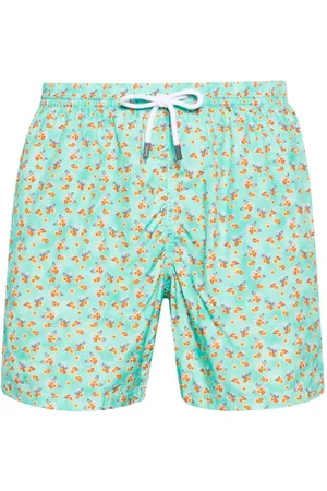 BARBA Badeshorts mit Blumen-Print