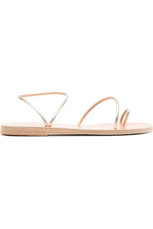Ancient Greek Sandals Chora Sandalen im Metallic-Look