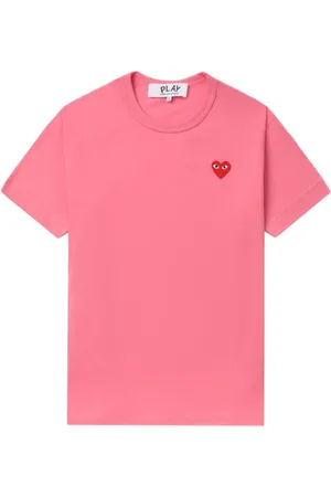 Comme des Garçons T-Shirt mit Logo-Applikation