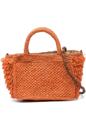 IBELIV Cocktail Handtasche aus Bast