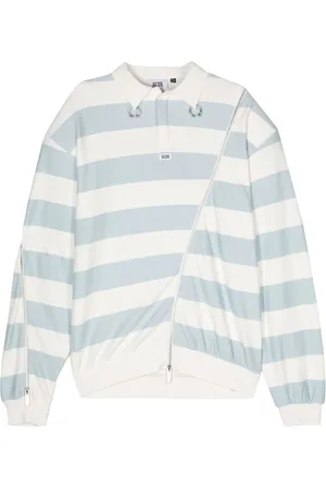 GCDS Gestreiftes Jersey-Poloshirt