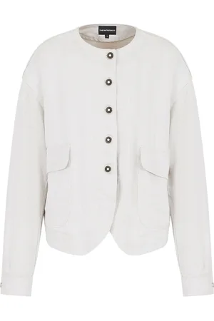 Emporio Armani Kragenlose Jacke