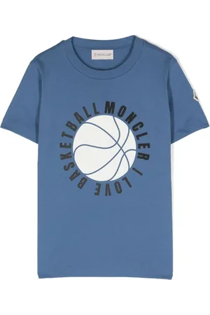 Moncler T-Shirt mit Basketball-Print