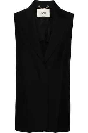 Fendi Weste mit steigendem Revers