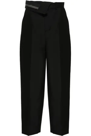 Fendi Tapered-Hose mit Bügelfalten