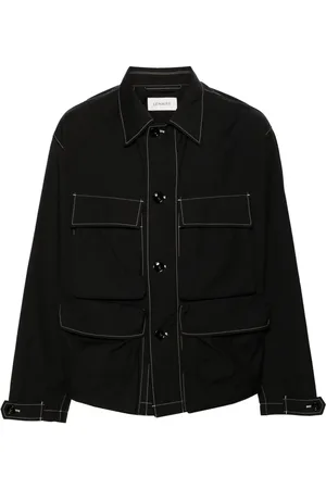 LEMAIRE Cargo-Hemdjacke mit Kontrastnähten