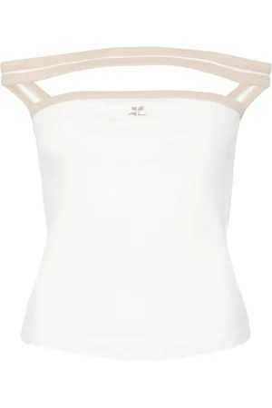 Courrèges Hyperbole Contrast Top