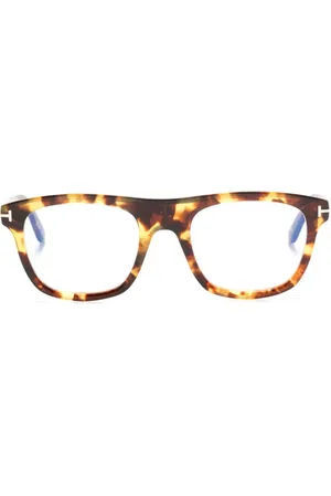 Tom Ford Eckige Brille in Schildpattoptik