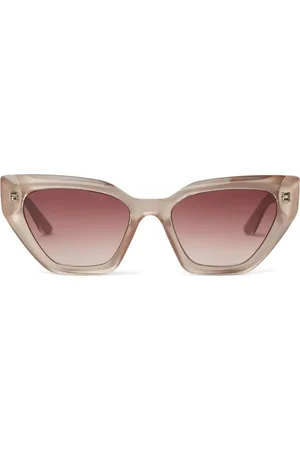 Karl Lagerfeld Semi-transparente Cat-Eye-Sonnenbrille