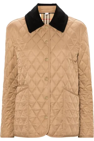 Burberry Gesteppte Jacke mit Cordkragen