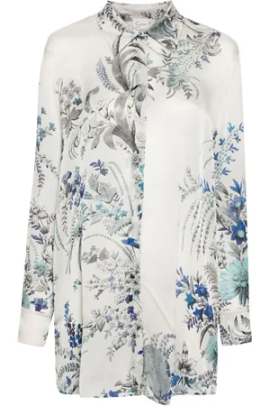 CARINE GILSON Pyjamaoberteil mit Blumen-Print