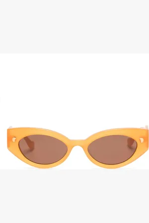 Nanushka Azalea Sonnenbrille mit ovalem Gestell