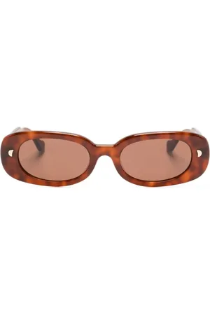 Nanushka Aliza Sonnenbrille mit ovalem Gestell