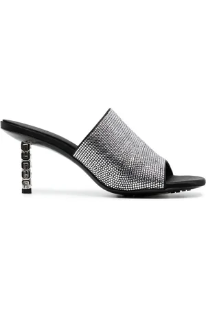 Givenchy G Cube Mules mit Strass 70mm