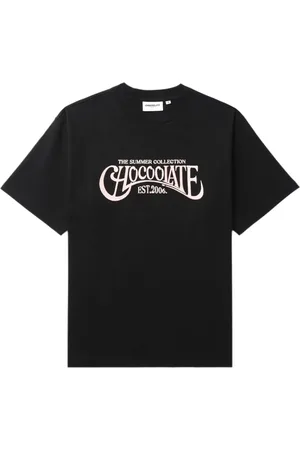 Chocoolate T-Shirt mit Logo-Stickerei