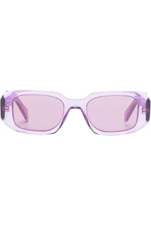 Prada Symbole Sonnenbrille mit eckigem Gestell