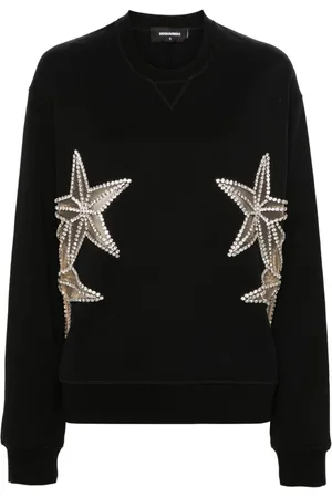 Dsquared2 Sweatshirt mit Kristallen