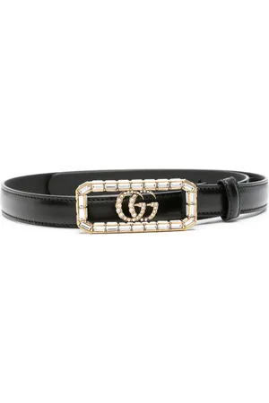 Gucci Ledergürtel mit GG-Schnalle
