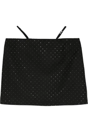 Chiara Ferragni Twill-Minirock mit Strassverzierung
