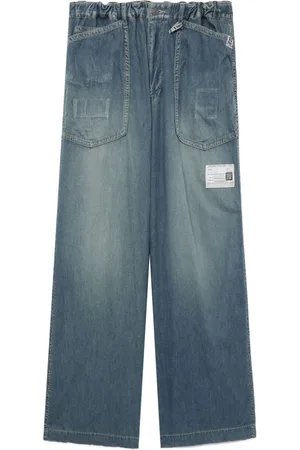 Maison Mihara Yasuhiro Verstellbare Wide-Leg-Jeans