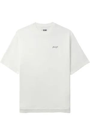 Izzue T-Shirt mit Logo-Schild