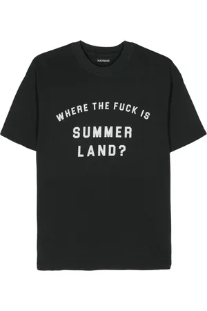 Nahmias T-Shirt mit Slogan-Print