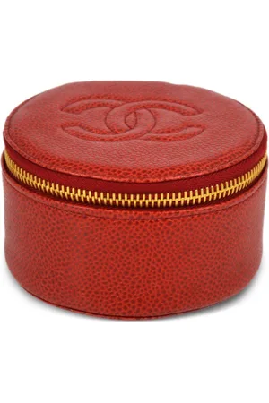 CHANEL 1992 pre-owned Schmucketui mit CC-Stickerei
