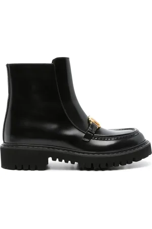 VALENTINO GARAVANI Flache Stiefel mit VLogo