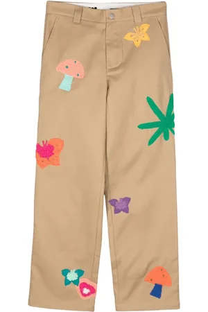 Nahmias Hose mit Patchwork-Detail