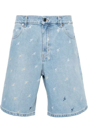 Axel Arigato Halbhohe Miles Jeans-Shorts