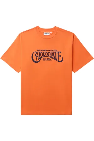 Chocoolate T-Shirt mit Logo-Stickerei