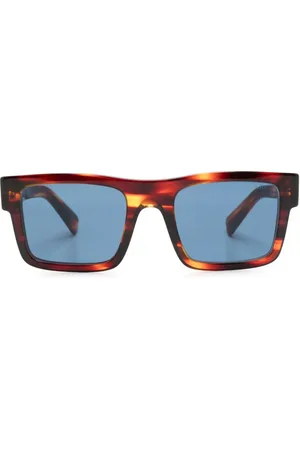 Prada Eckige Sonnenbrille in Schildpattoptik