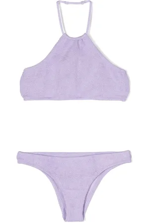 MC2 SAINT BARTH Lurex-Bikini in Knitteroptik