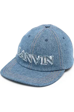 Lanvin Jeans-Baseballkappe mit Logo-Applikation
