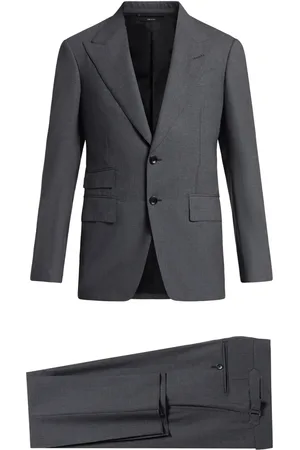 Tom Ford Einreihiger Anzug mit geradem Bein