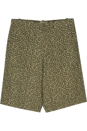 Maison Kitsuné Bermudas mit Blumen-Print