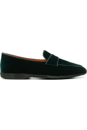 santoni Slipper aus Samt