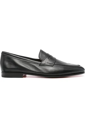 santoni Loafer mit mandelförmiger Kappe