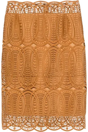 Alberta Ferretti Minirock mit Lochmuster