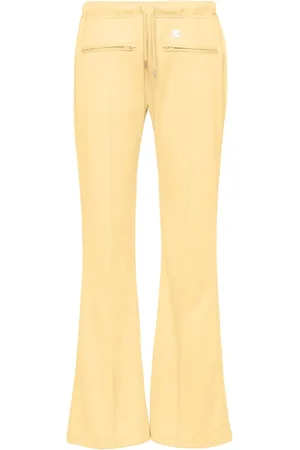 Courrèges Weite Hose mit Logo-Applikation