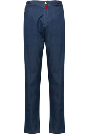 Kiton Schmale Hose mit elastischem Bund
