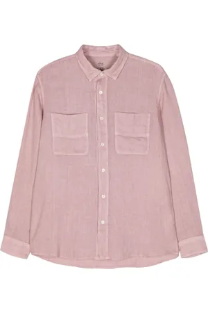 ALTEA Hemd aus Leinen-Chambray