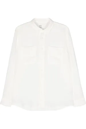 ALTEA Hemd aus Leinen-Chambray