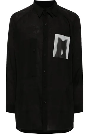 YOHJI YAMAMOTO Hemd mit grafischem Print